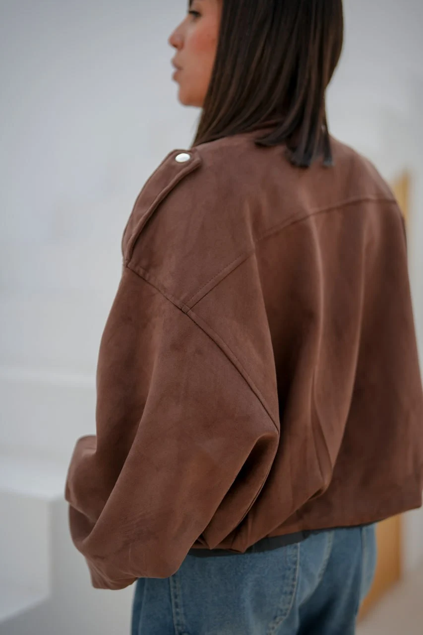 suede oversized jacket suede oversized jacket